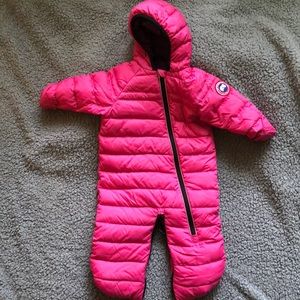 Canada Goose Baby Girl Down Bunting/Snow Suit